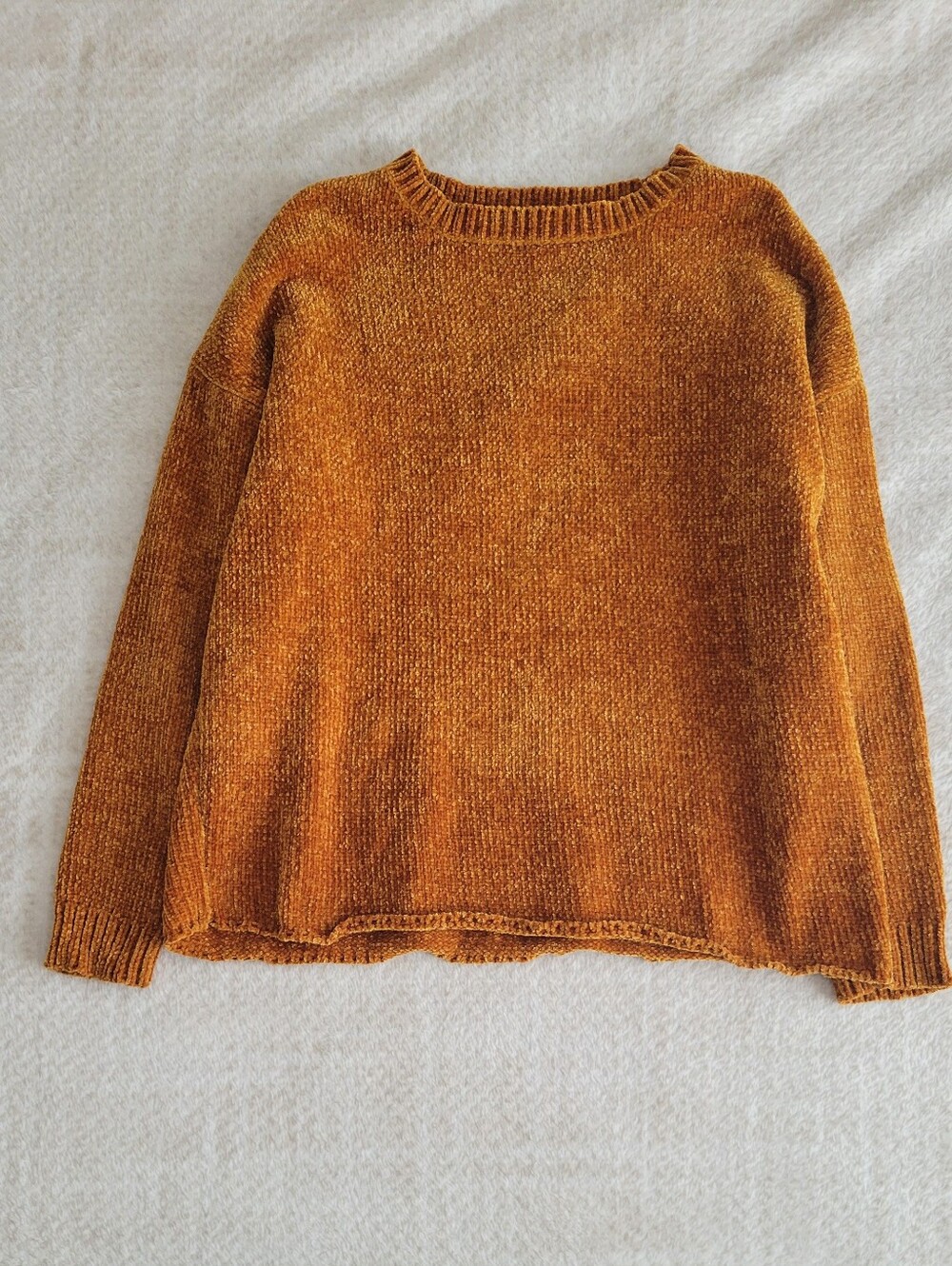 Vero Moda Chenille Rusty Orange Sweater